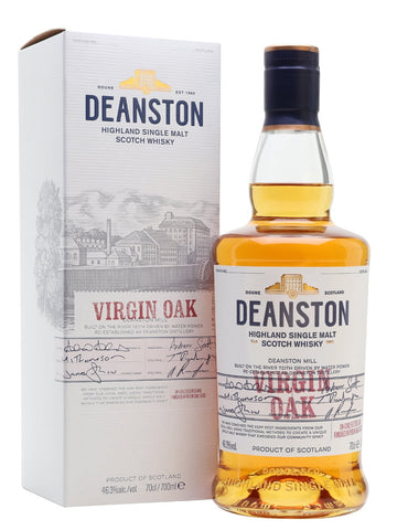 Deanston (Virgin Oak) Highland Single Malt (1x70cl) - TwoMoreGlasses.com