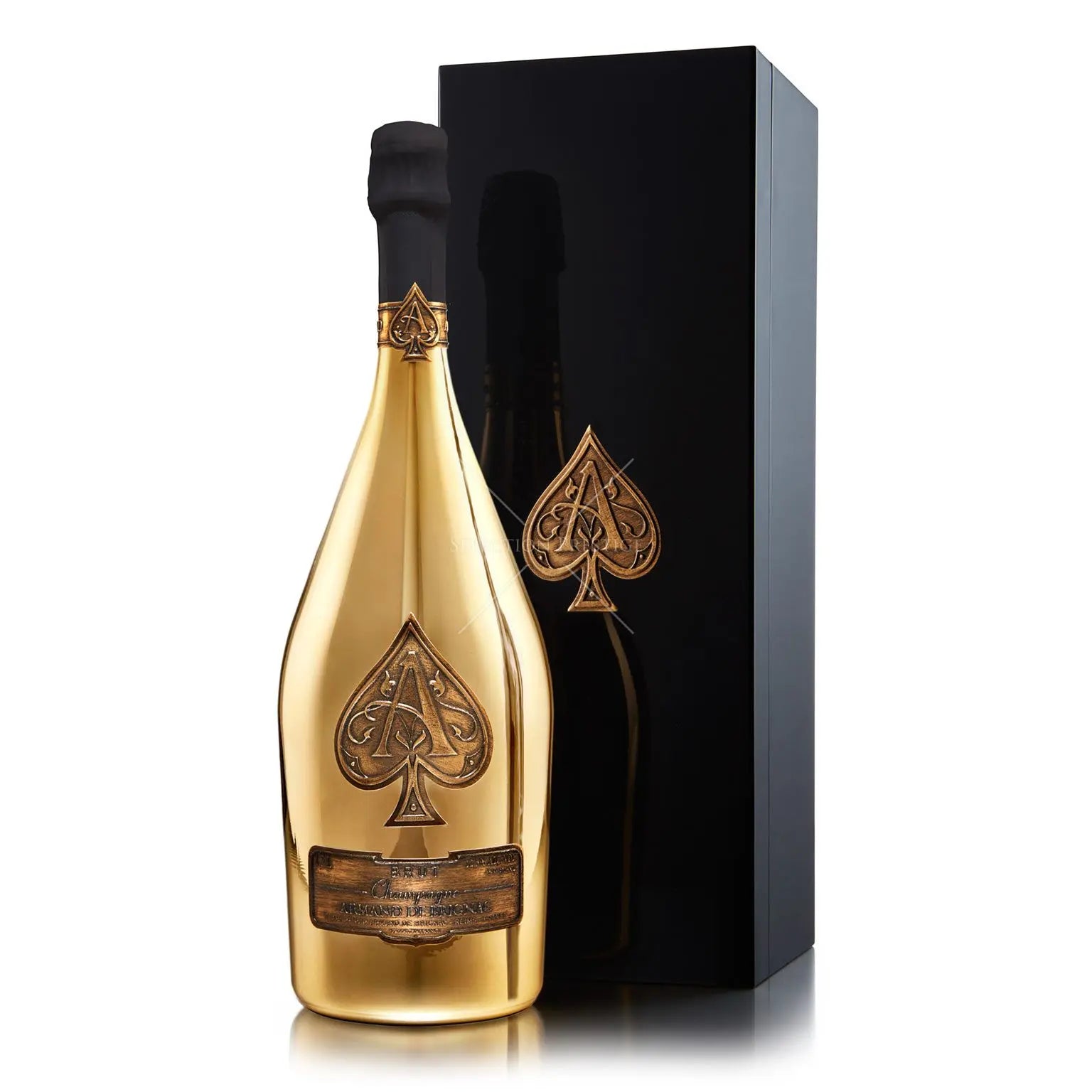 Armand De Brignac Brut Gold (Wooden Box) (1x75cl) - TwoMoreGlasses.com