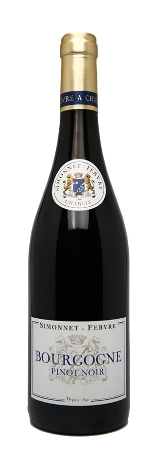 Simonnet Febvre Bourgogne Pinot Noir 2018 (1x75cl) - TwoMoreGlasses.com