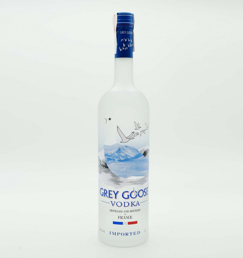 Grey Goose Vodka - litre (1x100cl) - TwoMoreGlasses.com