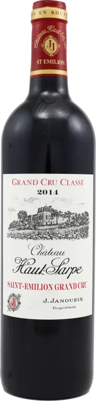 Chateau Haut Sarpe Saint Emilion Grand Cru 2013 (1x75cl) - TwoMoreGlasses.com