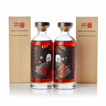 Karuizawa 29 Year Old Geisha Cask #8897 & 30 Year Old Geisha Cask #5347 ??? "??" ?? (2x70cl) - TwoMoreGlasses.com