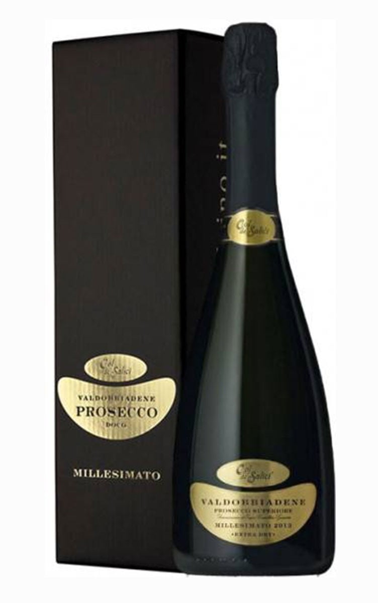 Prosecco di Valdobbiadene DOCG Spumante Extra Dry 2018 (Gift Box) Magnum (1x150cl) - TwoMoreGlasses.com