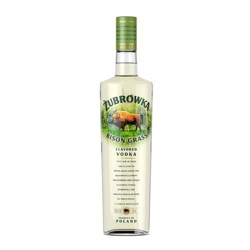 Zubrowka (Bison Grass) Vodka (1x100cl) - TwoMoreGlasses.com
