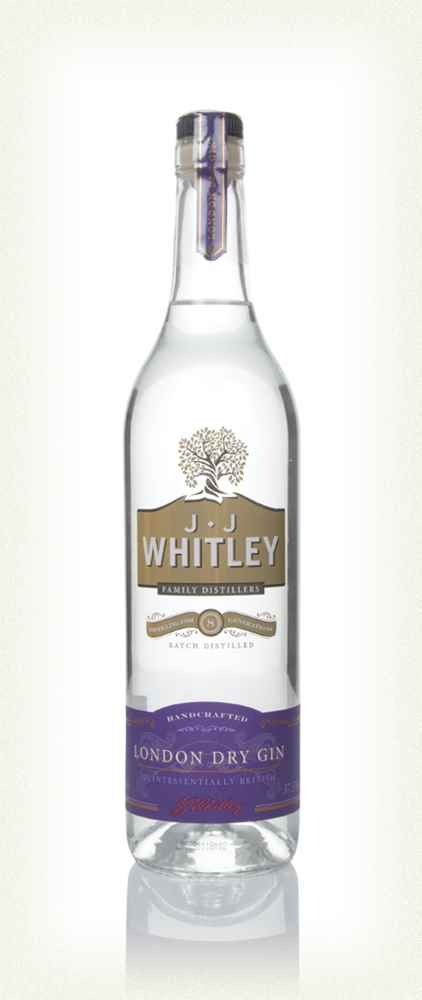 J.J. WHITLEY - J. J. Whitley London Dry Gin (38.6%) (1x70cl) - TwoMoreGlasses.com