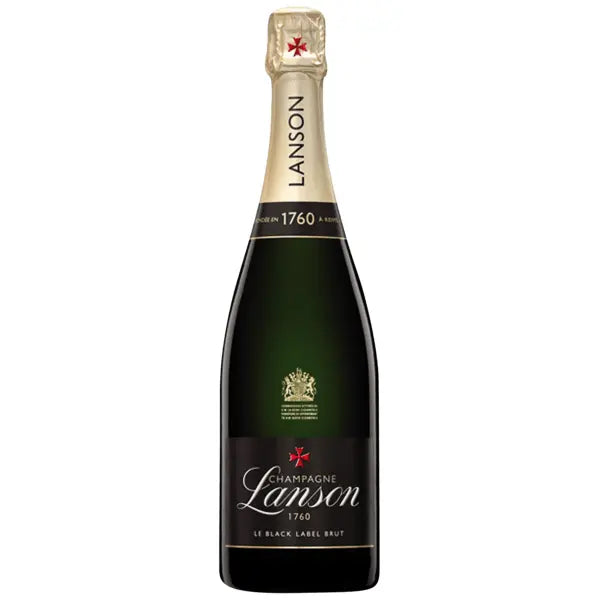Champagne Lanson Le Black Label Brut NV (1x20cl) - TwoMoreGlasses.com