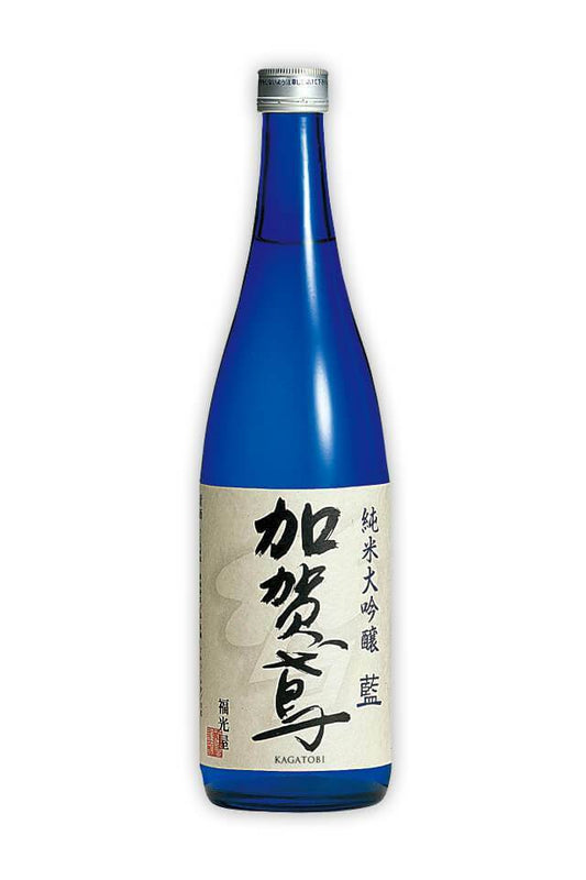 Kagatobi Junmai Daiginjo Ai 加賀鳶純米大吟釀藍 (1x72cl) - TwoMoreGlasses.com