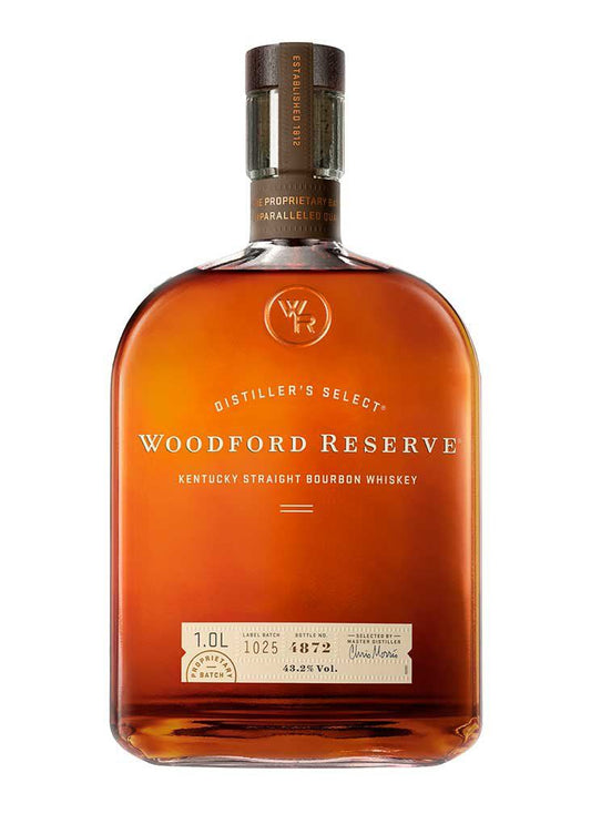 WOODFORD RESERVE BOURBON (1x100cl) - TwoMoreGlasses.com