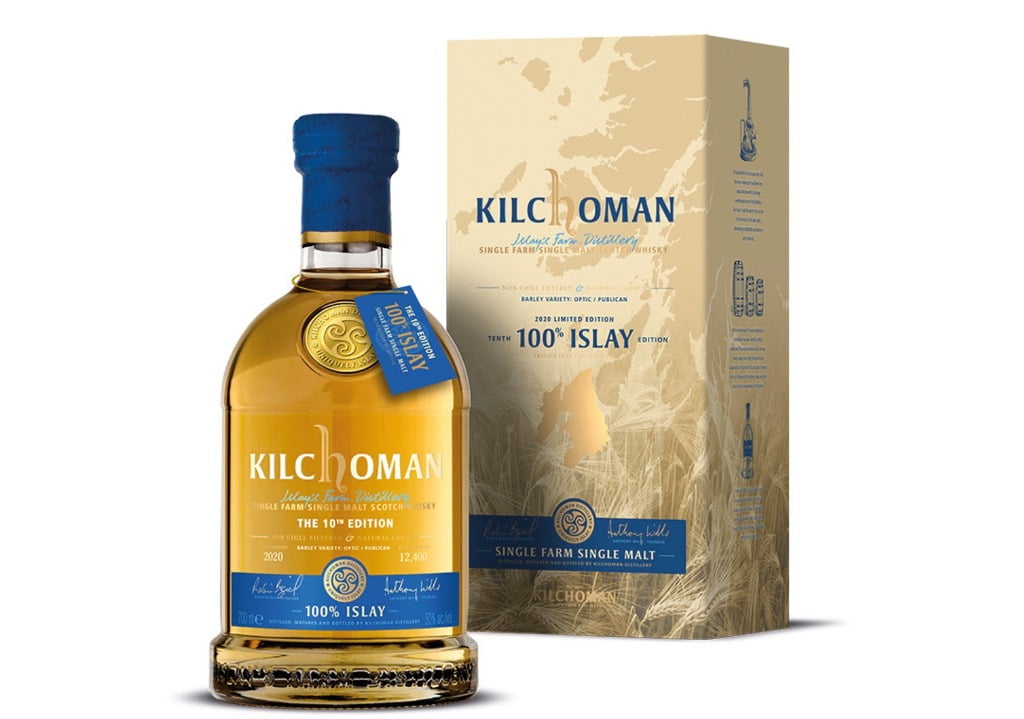 Kilchoman 100% Islay 10th Edition Single Malt Scotch Whisky 2020 (1x70cl) - TwoMoreGlasses.com
