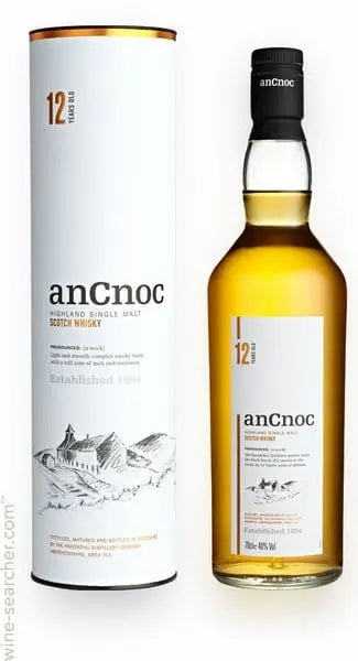 AnCnoc 12YO Single Malt (1x70cl) - TwoMoreGlasses.com