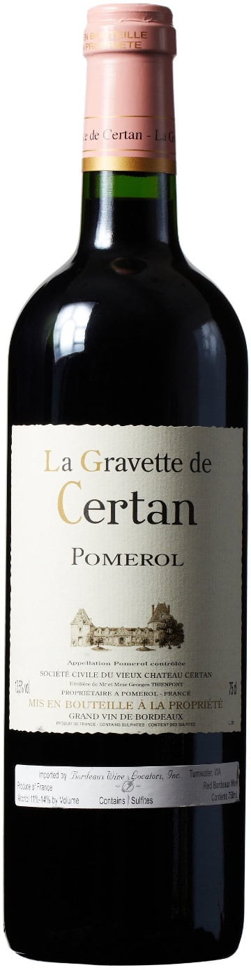 Francois Thienpont La Gravette de Certan 2015 (1x75cl) - TwoMoreGlasses.com