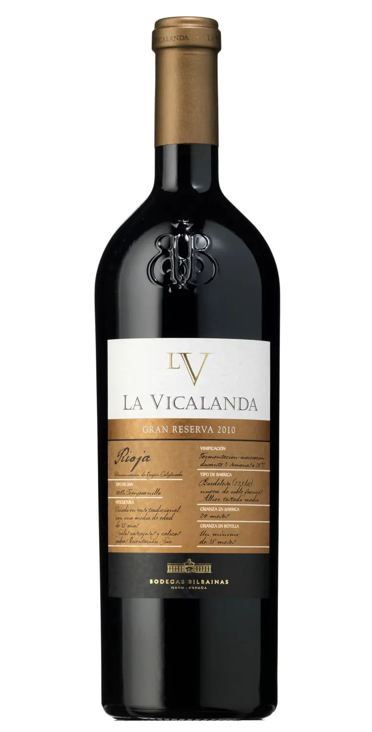 Bodegas Bilbainas - La Vicalanda Gran Reserva 2016 Rioja (1x75cl) - TwoMoreGlasses.com