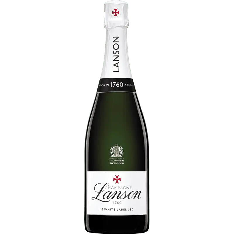 Champagne Lanson White Label Sec NV (1x150cl) - TwoMoreGlasses.com