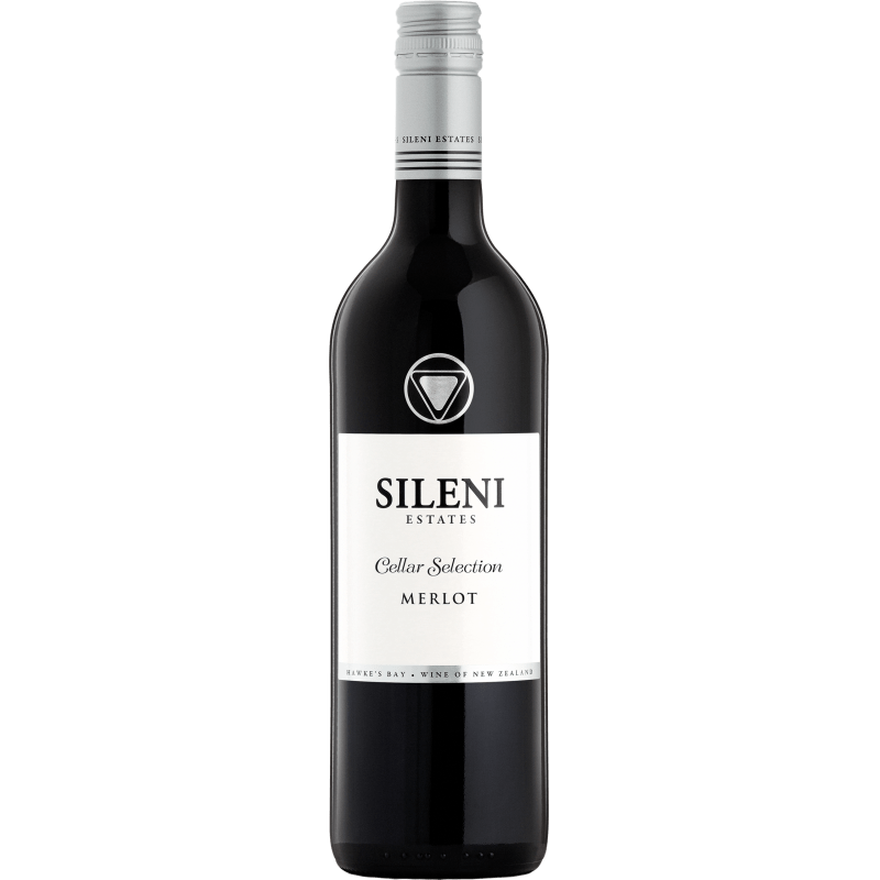 Sileni Estates Cellar Selection Merlot 2019 (1x75cl) - TwoMoreGlasses.com
