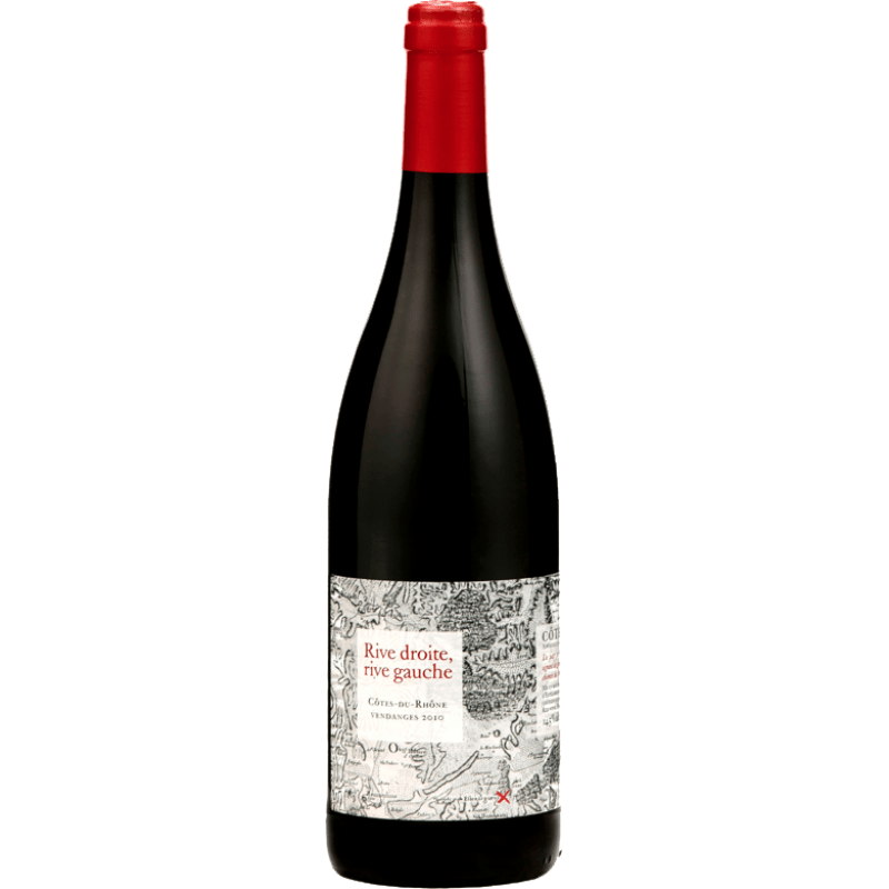 Les Vignerons d Estezargues Rive Droite Rive Gauche Cotes du Rhone Rouge 2020 (1x75cl)