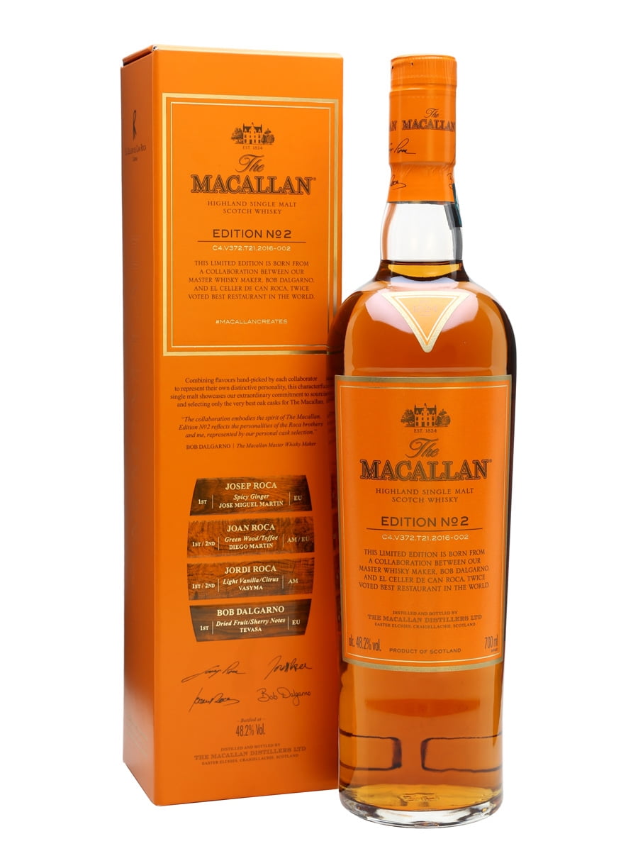 Macallan Edition No 2 (1x70cl) - TwoMoreGlasses.com