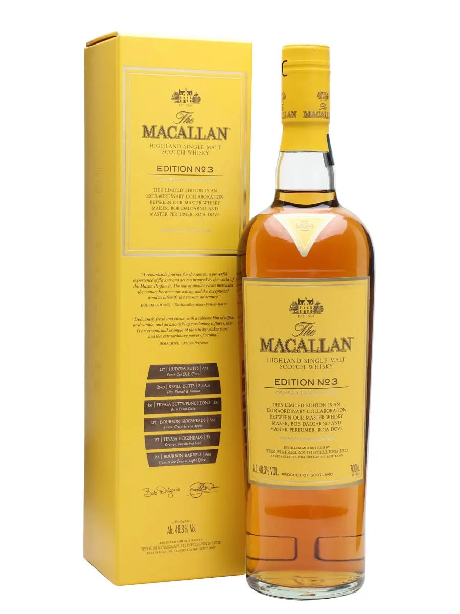 (Discontinued) Macallan Edition No 3 (1x75cl) - TwoMoreGlasses.com