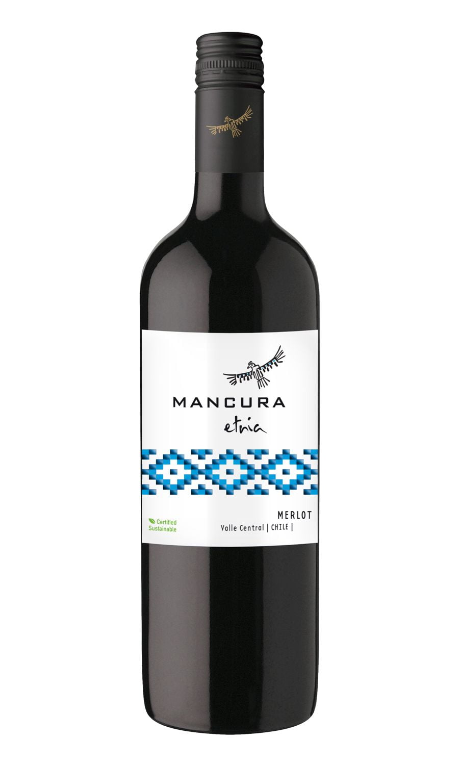 Mancura Etnia Merlot 2020 Central Valley (1x75cl) - TwoMoreGlasses.com