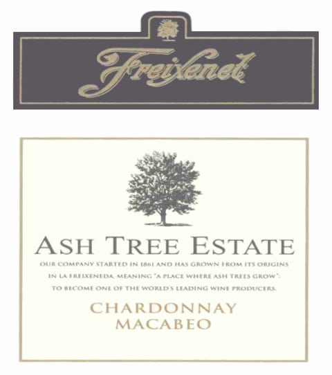 Freixenet Ash Tree Estate Chardonnay Macabeo 2019 (1x75cl) - TwoMoreGlasses.com