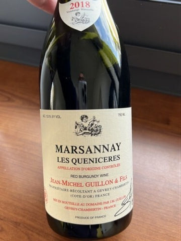 GUILLON, Marsannay Les Queniciers 2020 (1x75cl) TwoMoreGlasses.com- Two More Glasses