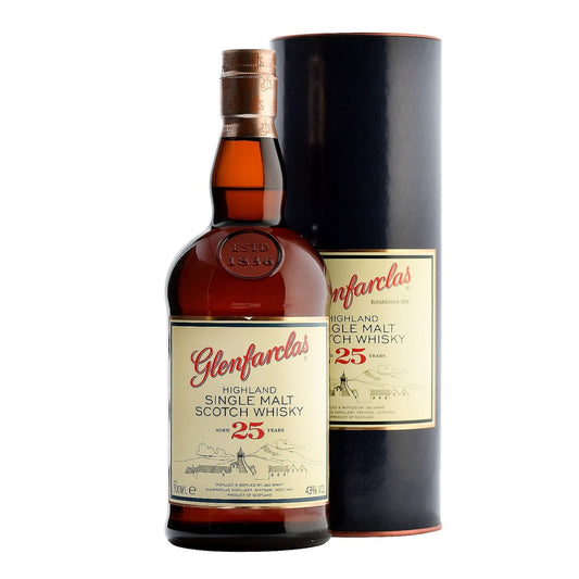 Glenfarclas 25 Years Old (1x70cl) - TwoMoreGlasses.com