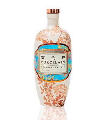 Porcelain Shanghai Dry Gin (1x70cl) - TwoMoreGlasses.com