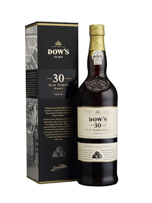 Dows 30 Year Old Tawny Port (Gift Box) (1x75cl) - TwoMoreGlasses.com