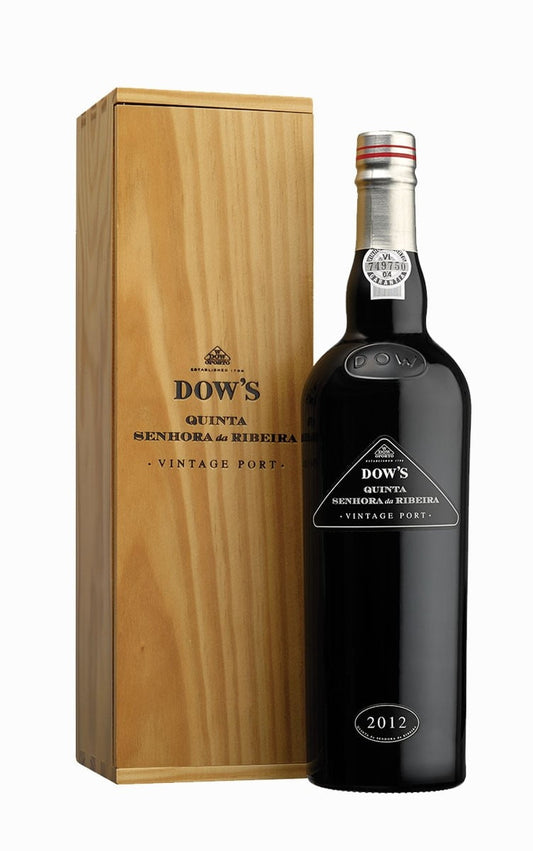 Dow's Quinta Senhora da Ribeira 2018 Vintage Port (Wooden Box) (1x75cl) - TwoMoreGlasses.com