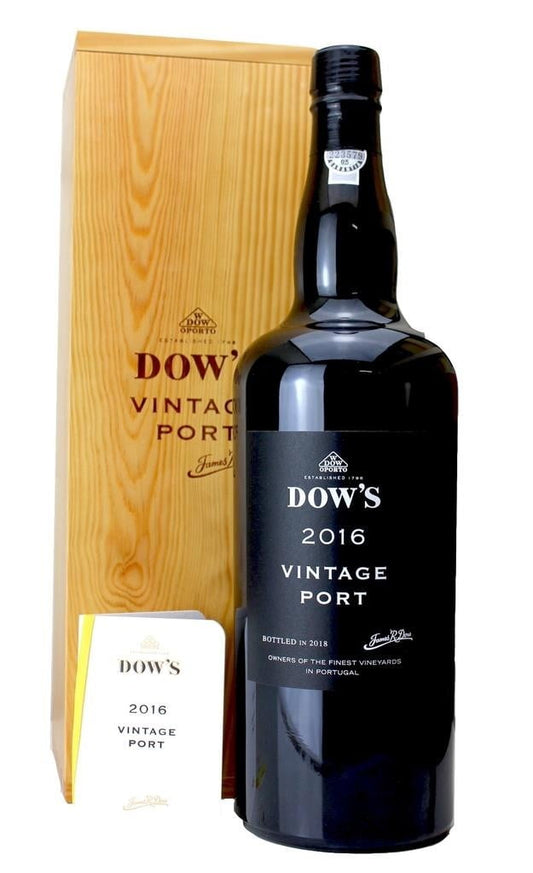 Dows 2016 Vintage Port Tappit Hen (Wooden Box) (1x225cl) - TwoMoreGlasses.com