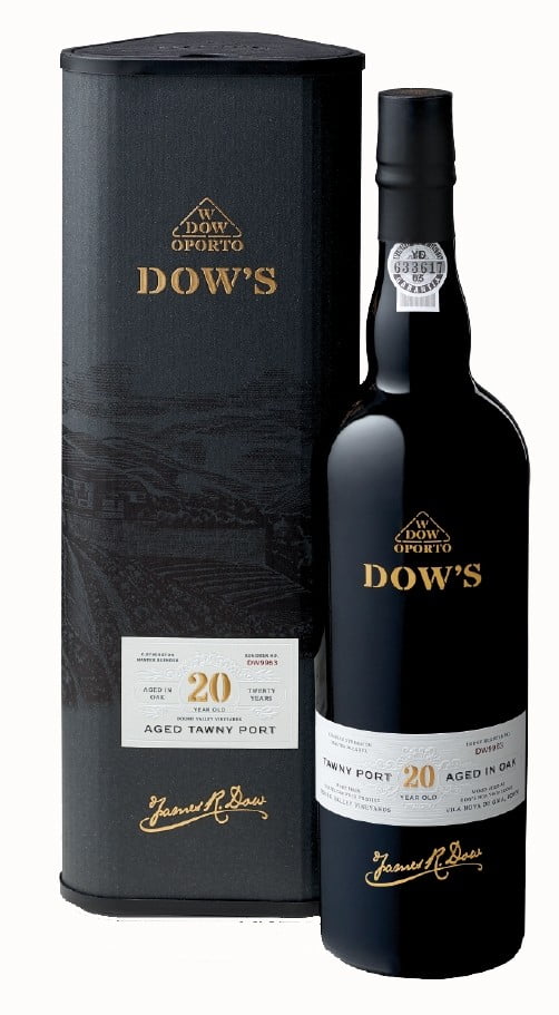 Dows 20 Year Old Tawny Port Tappit Hen (Wooden Box) (1x225cl) - TwoMoreGlasses.com