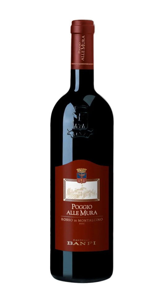 Castello Banfi Poggio alle Mura Rosso di Montalcino 2018 Tuscany (1x75cl) - TwoMoreGlasses.com