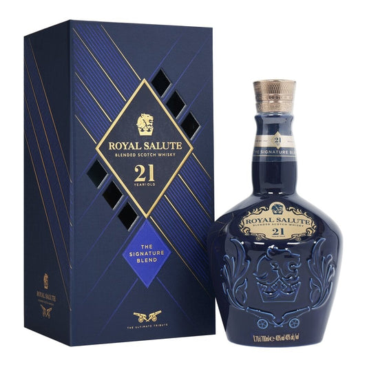 Royal Salute 21 year old Blended Whisky (1x70cl) - TwoMoreGlasses.com