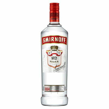 Smirnoff Vodka - litre (1x100cl) - TwoMoreGlasses.com