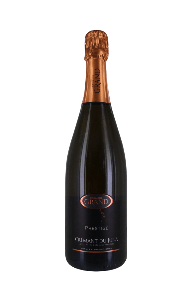 GRAND, Cremant du Jura Prestige Blanc NV (1x75cl) TwoMoreGlasses.com- Two More Glasses