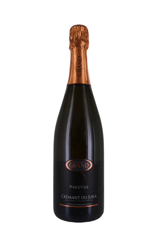 GRAND, Cremant du Jura Prestige Blanc NV (1x75cl) TwoMoreGlasses.com- Two More Glasses