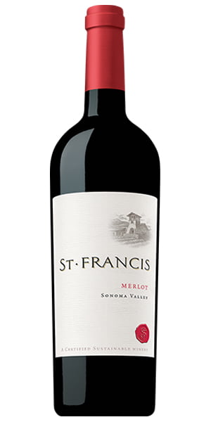 St. Francis Merlot 2018 (1x75cl) - TwoMoreGlasses.com