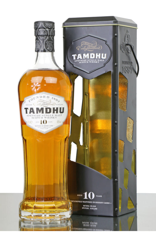 Tamdhu 10 Year Old 40% with Lantern Box (Limited Edition) (1x70cl) - TwoMoreGlasses.com