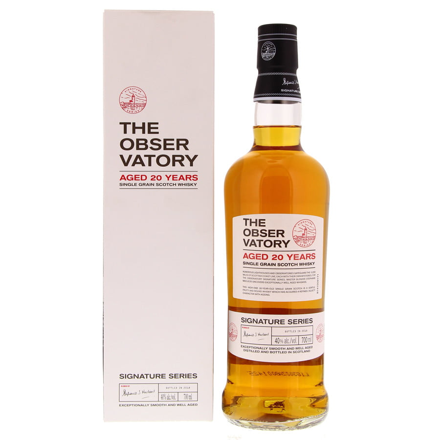 The Observatory 20 Years Old Single Grain Whisky (1x70cl) - TwoMoreGlasses.com