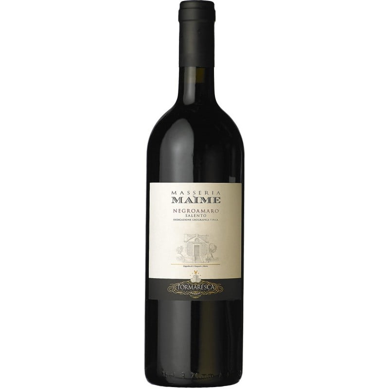 Tormaresca Masseria Maime Negroamaro Salento IGT 2018 (1x75cl) - TwoMoreGlasses.com