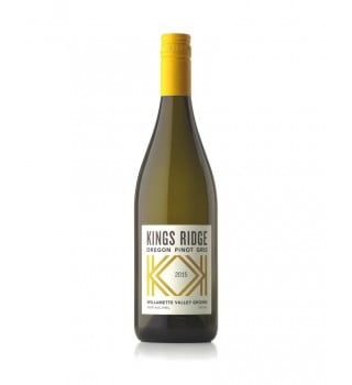 Kings Ridge Pinot Gris, Willamette Valley, Oregon 2019 (1x75cl) - TwoMoreGlasses.com