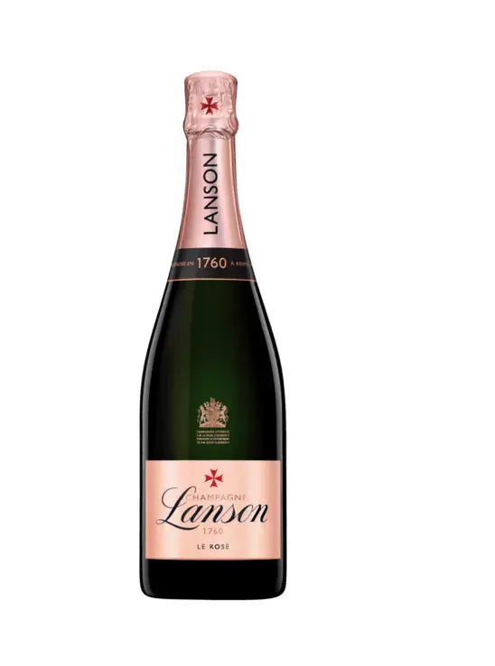 Champagne Lanson Le Rose Label Brut Rose NV (1x150cl) - TwoMoreGlasses.com