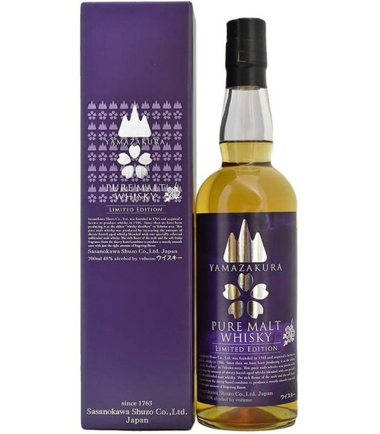 Yamazakura Limited Edition Release 2020 Pure Malt Whisky (1x70cl) - TwoMoreGlasses.com